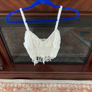 Fringe crop top